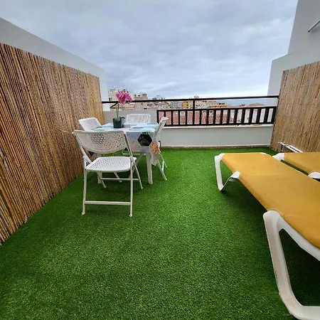 Atico Con Piscina En El Centro Puerto De La Cruz - Edificio Girasol Пуэрто-де-ла-Крус