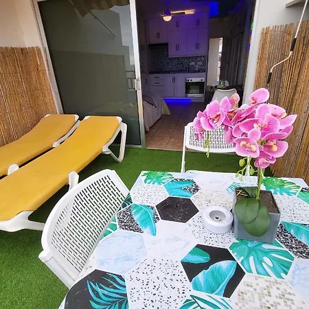Апартаменты Atico Con Piscina En El Centro Puerto De La Cruz - Edificio Girasol Пуэрто-де-ла-Крус