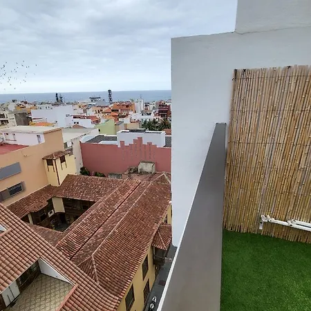 Ático con piscina en el centro Puerto de la Cruz - Edificio Girasol Apartamento